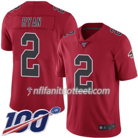 Miesten Atlanta Falcons NFL Pelipaita Matt Ryan 2 Nike Punainen 100th